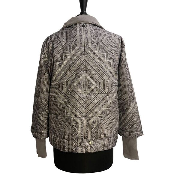 Prana Lily Puffer Jacket - Gull Flurry Sz M - Picture 7 of 15